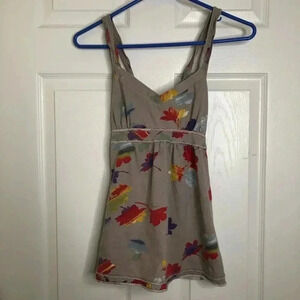 Bluenotes  Floral Tank Top Flowy Size Small